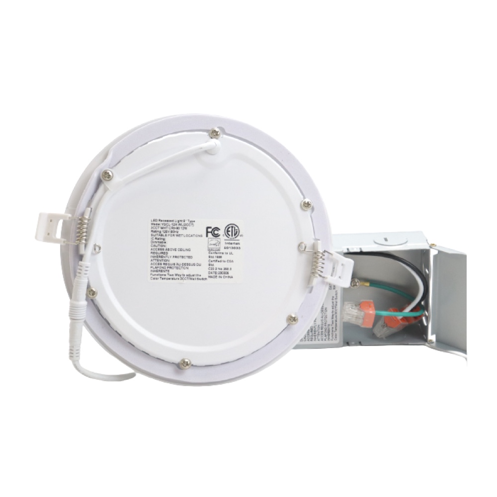 Downlight de panel delgado de 6 pulgadas y 5 ct