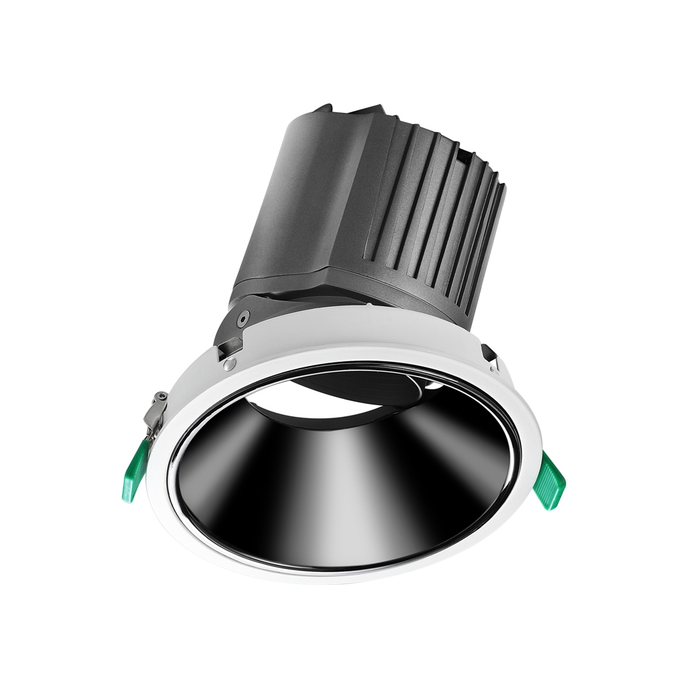 Menos serie UGR&lt;10 Downlight LED COB cuadrado redondo 15D-38D Downlight ajustable con ángulo de haz