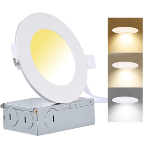 YG008 Luz de panel delgada empotrada LED Potlight de alto brillo 810LM 4 pulgadas 3CCT