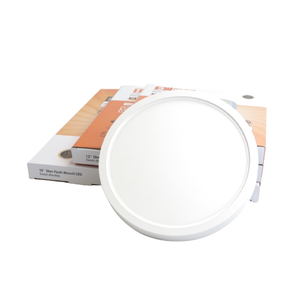 Luz de montaje empotrado LED 3CCT de 12 pulgadas