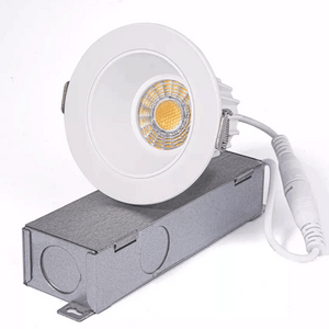 Aluminio 3CCT sintonizable 2 '' 4 '' Luz empotrada LED hacia abajo Cuadrado redondo Regulable Techo antideslumbrante Comercial LED COB DownLight con 5 años de garantía 