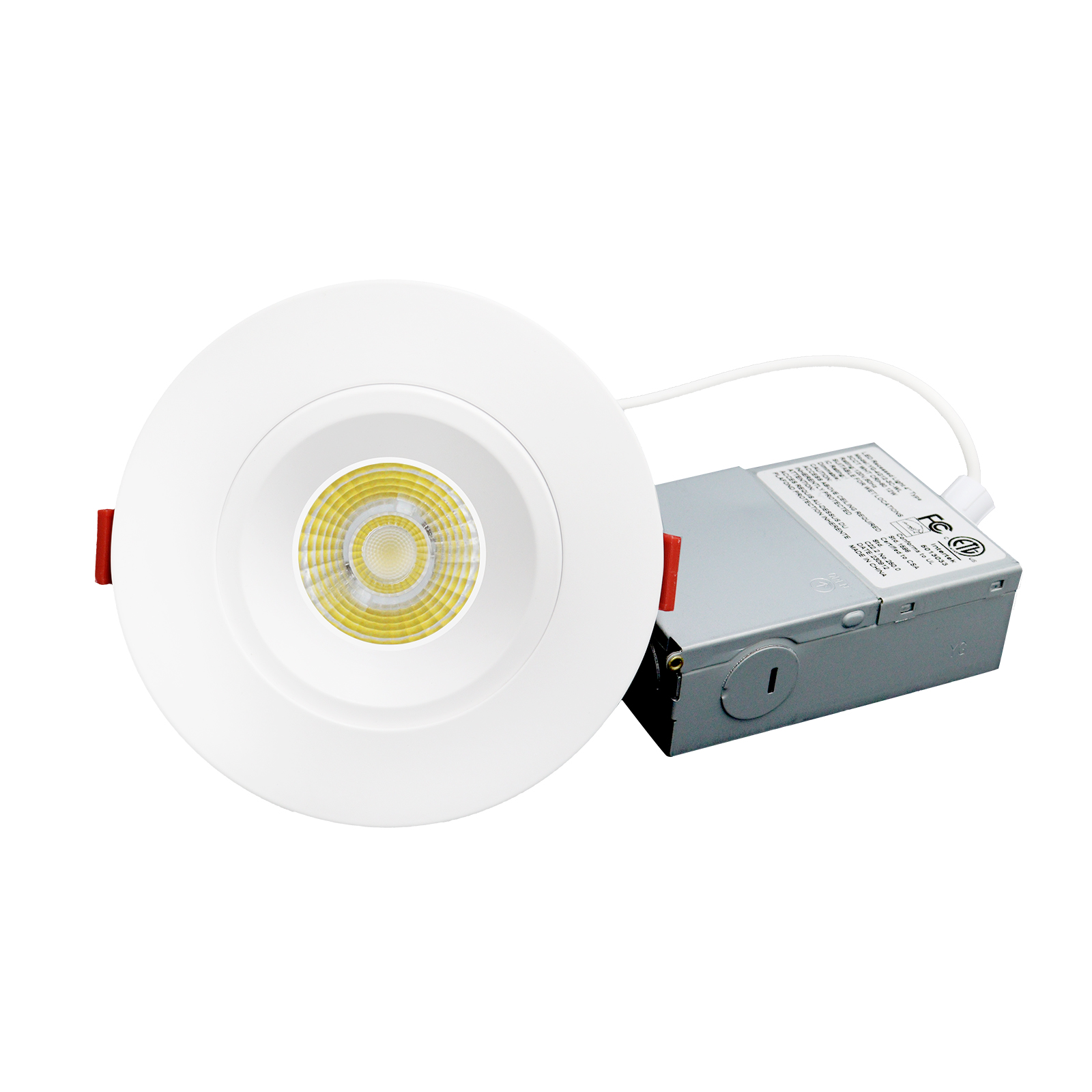 Iluminación de techo empotrada LED de 4 pulgadas Downlight antideslumbrante